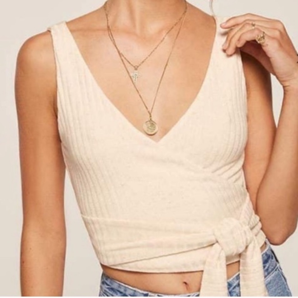 Reformation Ace wrap top